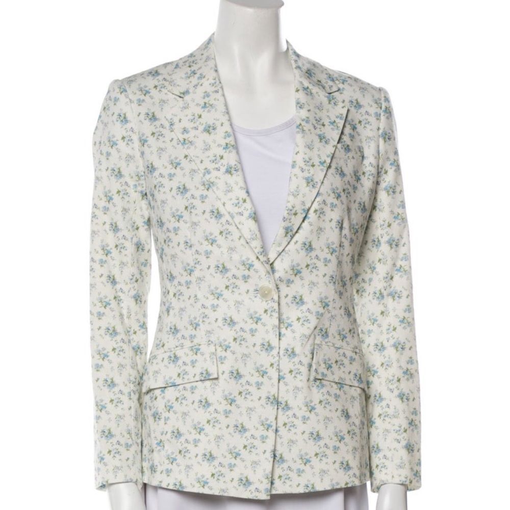 Derek Lam 10 Crosby Floral Print Blazer - Picture 1 of 3